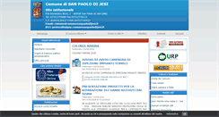 Desktop Screenshot of comunesanpaolodijesi.it